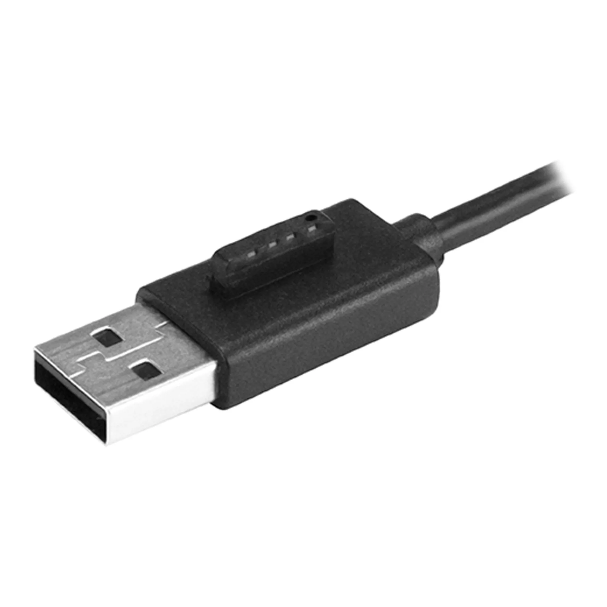 StarTech ST4200MINI2 4-Port Portable USB 2.0 Hub with Built-in Cable