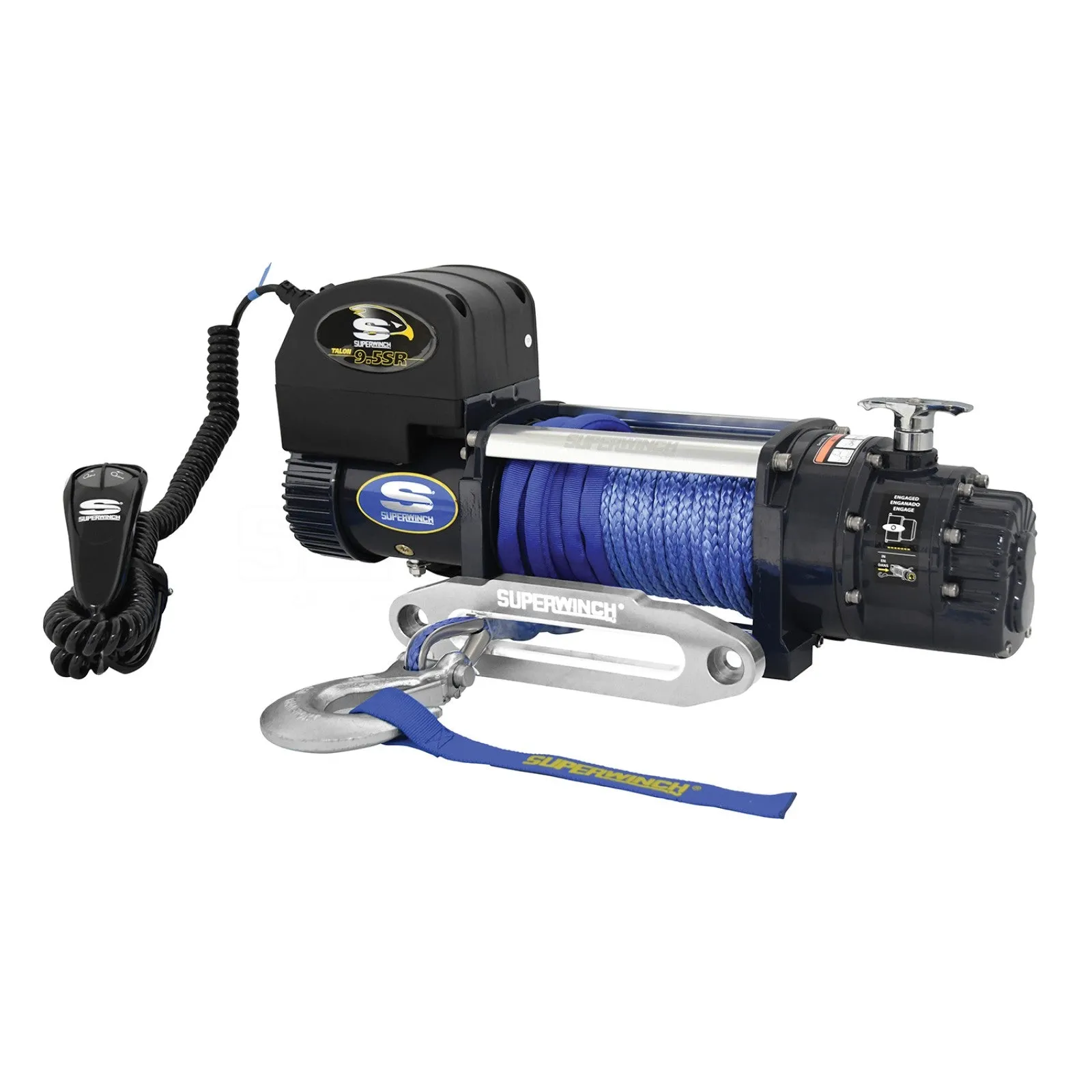 Superwinch Talon 9.5SR 12V (5.2 HP sealed motor - Synthetic Rope Winch) 1695201
