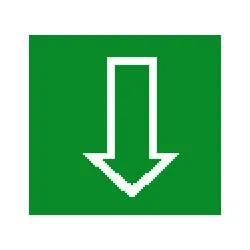 Switch Lens Green Up/Down Pk1