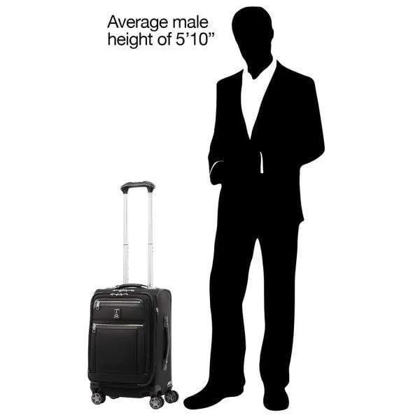 Travelpro Platinum Elite 20 Inch Expandable Business Plus Carry-On Spinner
