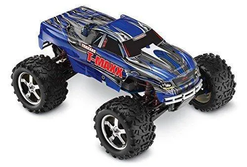 Traxxas 49077-3-BLUE T-Maxx 3.3 1/10 Scale Nitro-Powered 4WD Maxx Monster Truck Blue
