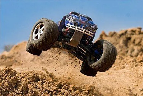 Traxxas 49077-3-BLUE T-Maxx 3.3 1/10 Scale Nitro-Powered 4WD Maxx Monster Truck Blue