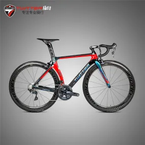 TWITTER color changing carbon fiber road bike UT T10 RIVAL-22S aluminum wheel professional race bike bicycles bicycle for men