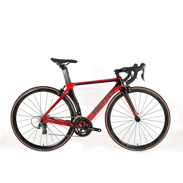 TWITTER color changing carbon fiber road bike UT T10 RIVAL-22S aluminum wheel professional race bike bicycles bicycle for men
