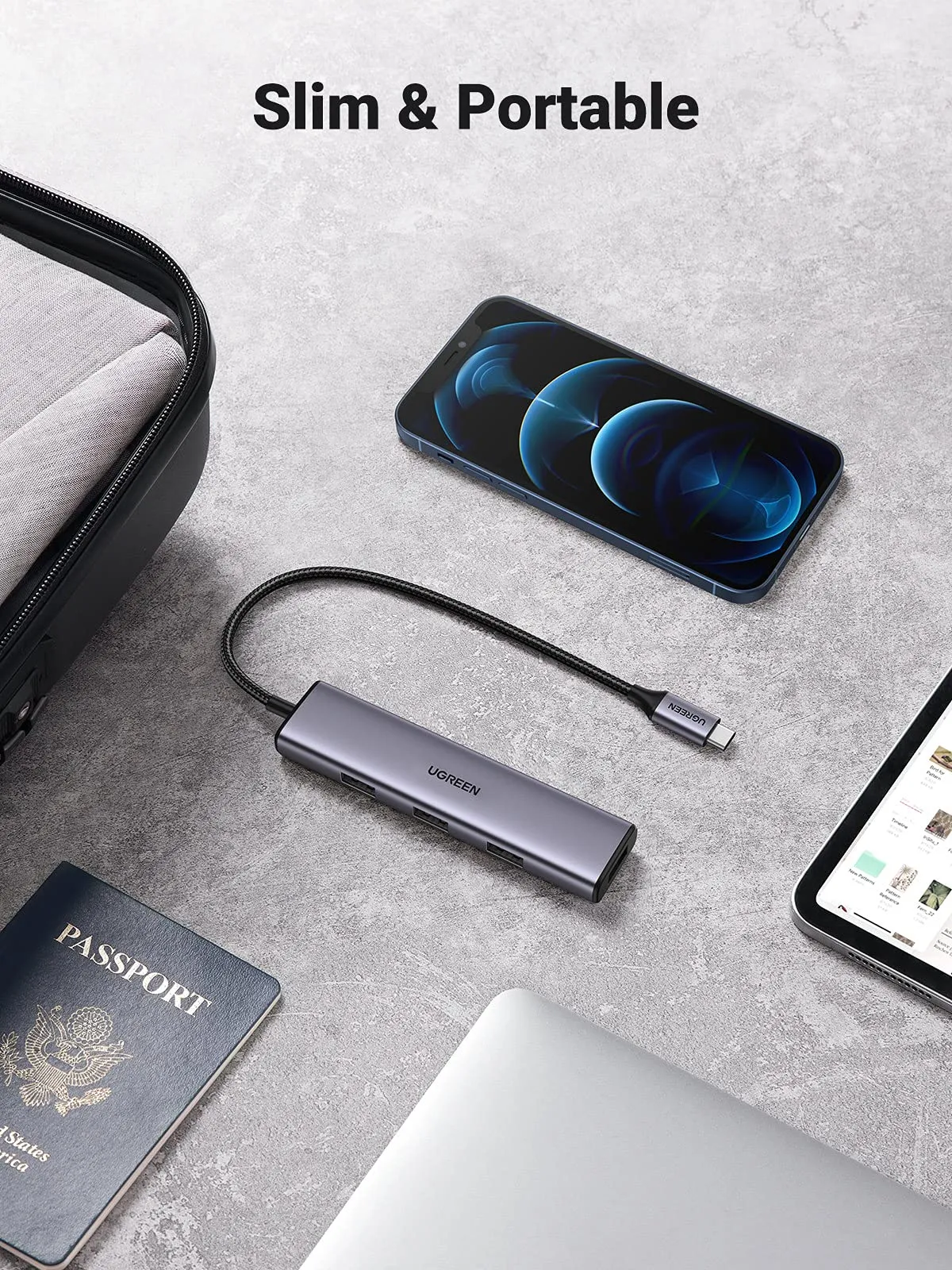 UGREEN 4 in 1 USB C Hub