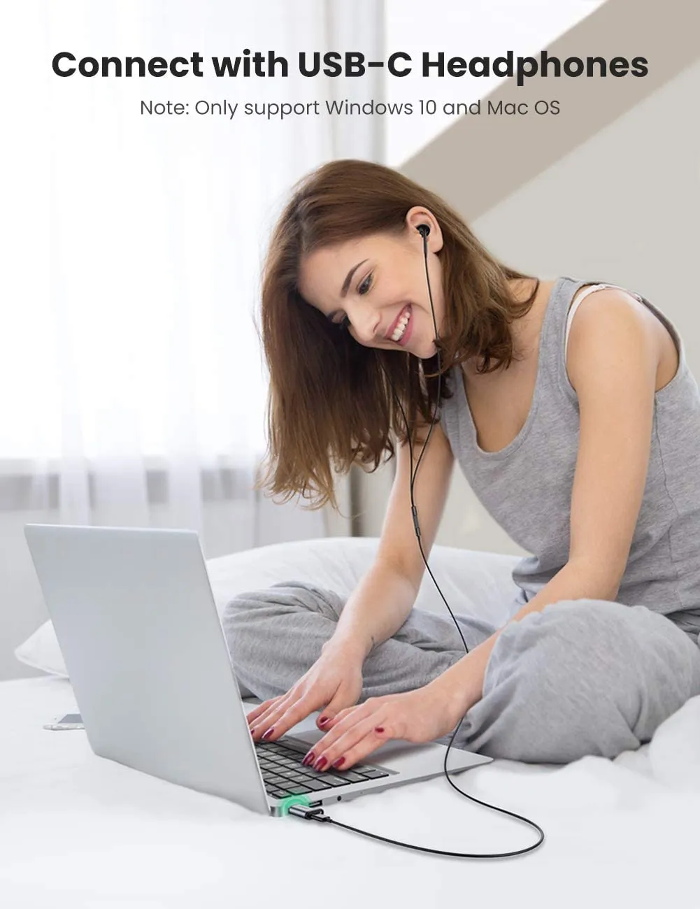 UGreen USB-C to USB-A 3.0 Adapter, USB-C Female to USB-A Male Adapter 5Gbps
