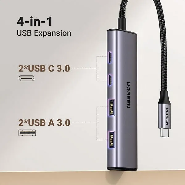 UGREEN USB-C to USB3.0 4 Port HUB 15395