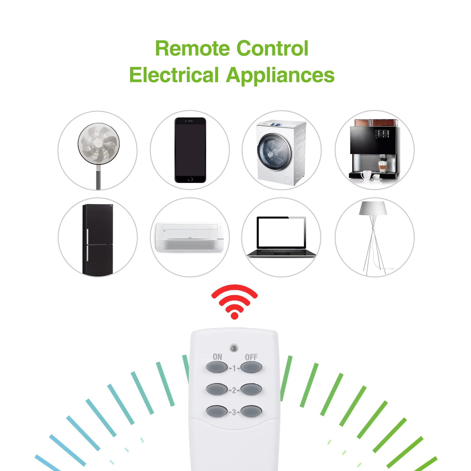 Wireless Remote Control Outlet (1 Remotes   3 Outlets) Value Pack BN-LINK