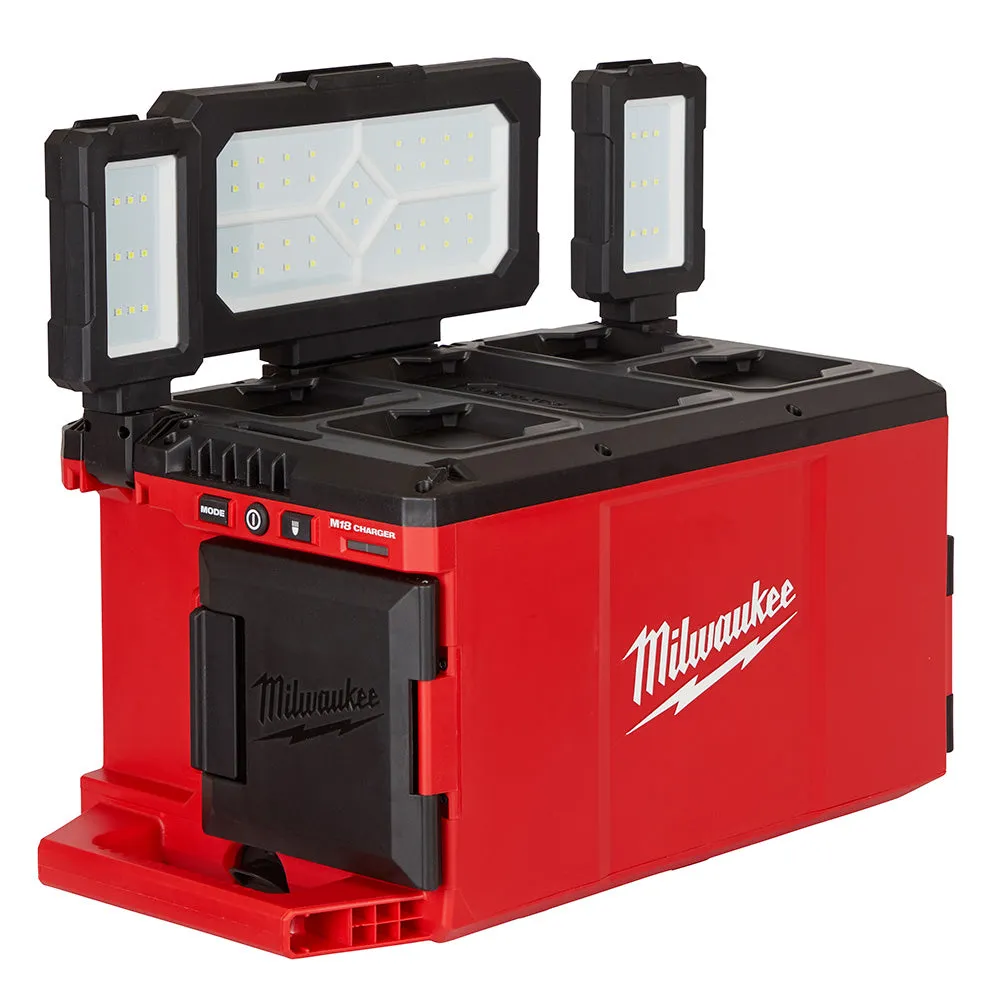 Work Light - Milwaukee M18 18 Volt Lithium-Ion Cordless PACKOUT™ Light/Charger  - Tool Only, 2357-20