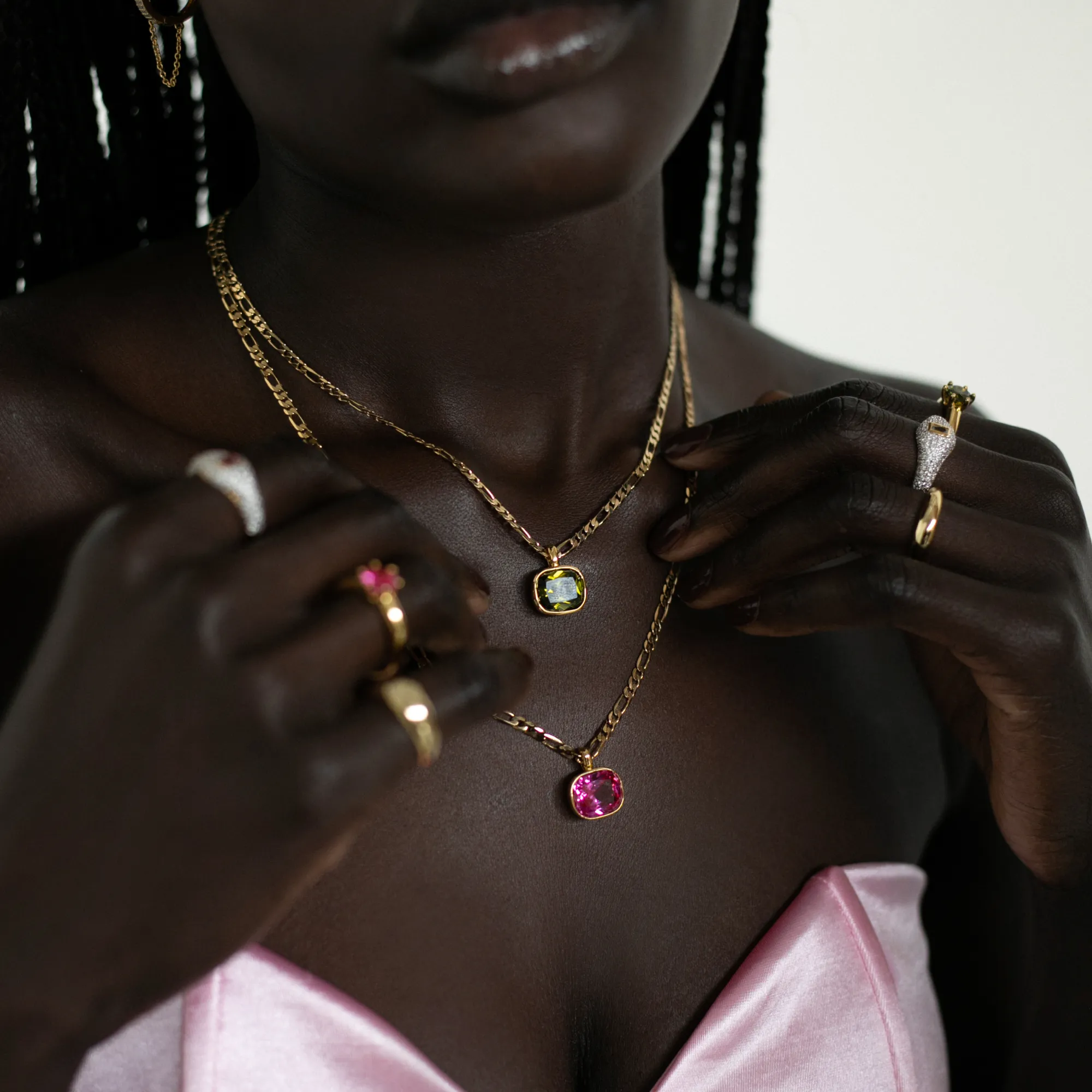 Zephyr Necklace - Pink