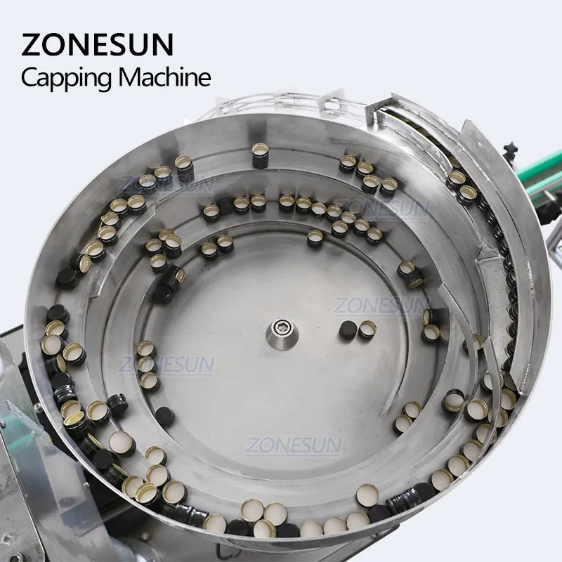ZONESUN ZS-XG440C Automatic Pilfer Proof Capping Machine For Wine Plastic Bottles Ropp Caps
