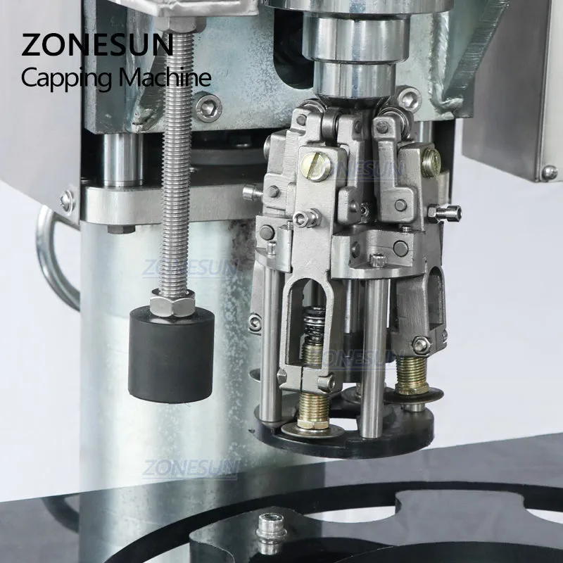 ZONESUN ZS-XG440C Automatic Pilfer Proof Capping Machine For Wine Plastic Bottles Ropp Caps